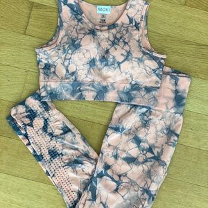 Movi Luna Tie-Dye Bra & Leggings Set